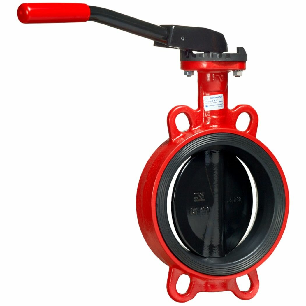 Дисковый поворотный затвор межфланцевый Гранвэл а3009