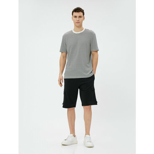 фото Шорты koton, размер 44, черный