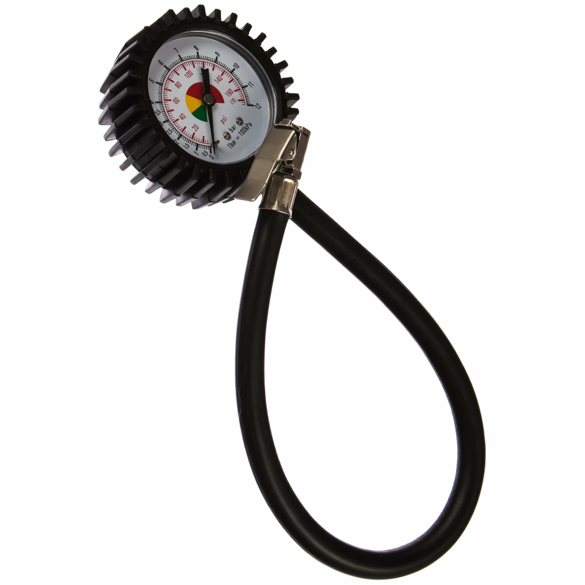 фото Манометр 10атм. с насадкой и шлангом "автодело"