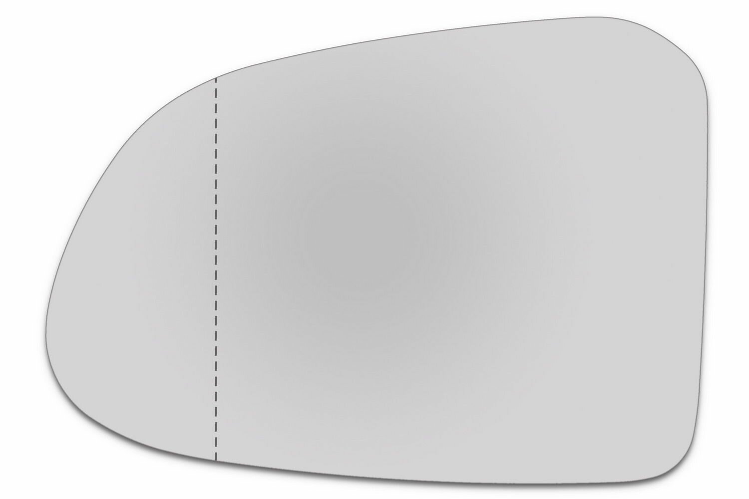Зеркальный элемент левый HYUNDAI Santa Fe IV (20- ) асферика нейтральный без обогрева