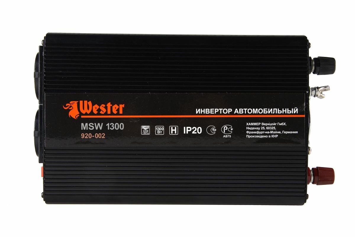 Инвертор Wester MSW1300 (24В/220В)