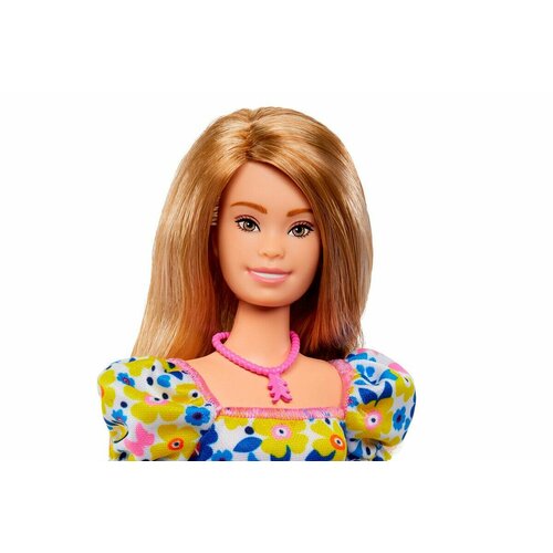 Кукла Barbie с синдромом Дауна в цветочном платье Mattel FBR37 / HJT05 турин в э супергероиня 21 моя жизнь с синдромом дауна
