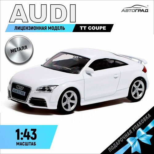 Машина металлическая AUDI TT COUPE, 1:43, цвет белый машина металлическая audi tt coupe 1 43 цвет синий