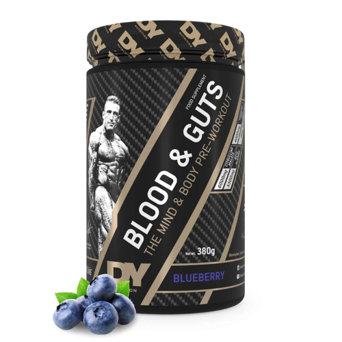 фото Dorian yates nutrition blood & guts 380г (черника) предтренировочный комплекс / аминокислоты / дориан ятс