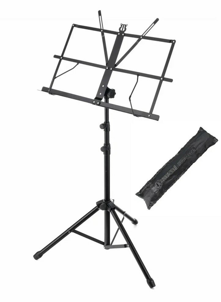 фото Flanger Пюпитр Flanger, черный, складной, с чехлом, (FL-10)