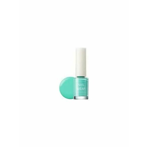 Лак для ногтей 112, 7 мл, Nail wear 112. Forest Mint, THE SAEM, 8806164178867