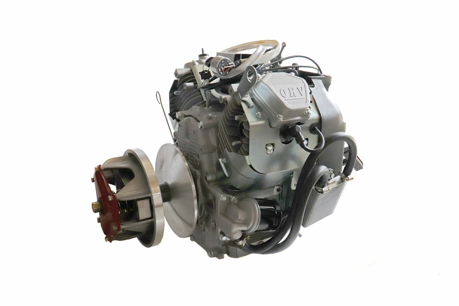 Двигатель Буран 27 л. с. PRO с электростартером (Lifan PRO+вариатор+проводка+колено глушителя+катушка 240Вт) полностью готов К установке