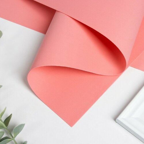 Фоамиран матовый 50х50см 1 мм розовый 10шт 767₽