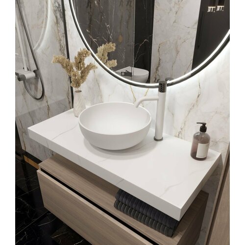 Столешница прямая Armadi Art Flat 100 см 869-100-CLCT белая