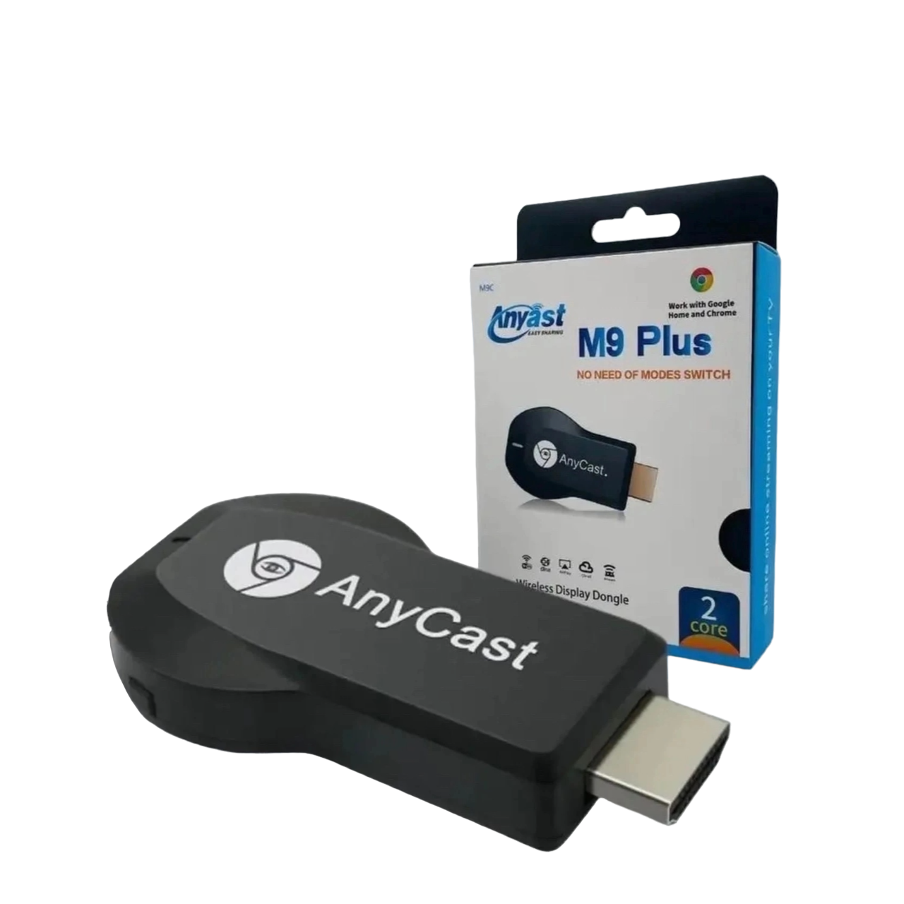 Медиаплеер ресивер беспроводной ТВ адаптер "AnyCAST M9 Plus" Display Dongle WiFi HDMI 1080P