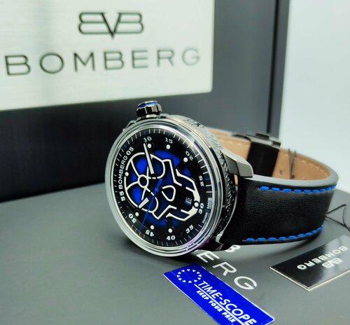 Наручные часы Bomberg CT43APBA.23-2.11, черный, синий