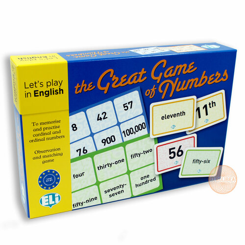 GREAT GAMES OF NUMBERS (A1-B1) / Обучающая игра на английском языке Числовые игры игры с числами от 1 до 150