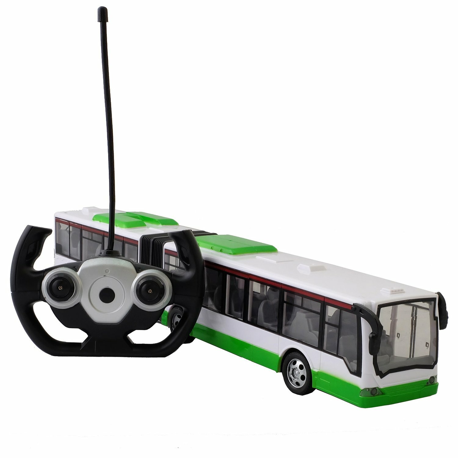 HB 666 Радиоуправляемый пассажирский Автобус с гармошкой (зеленый) - 666-676A
