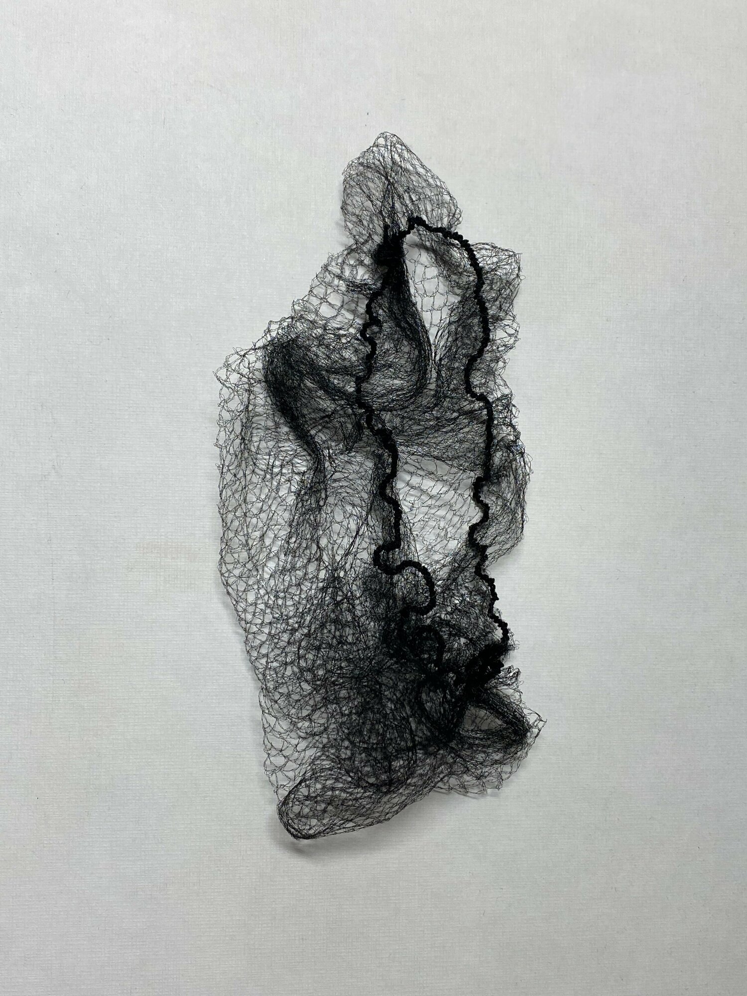 Сеточки для волос черные эластичные прочные незаметные мягкие 10 шт — фото 1