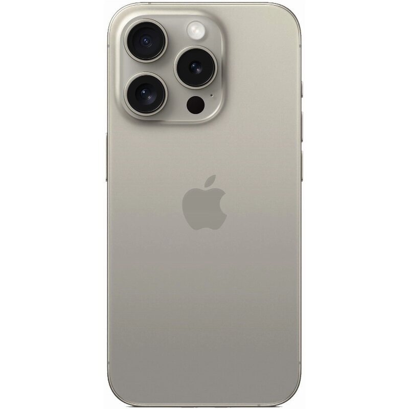 Смартфон Apple iPhone 15 Pro 128 ГБ, титан, Dual SIM (eSIM) — фото 1