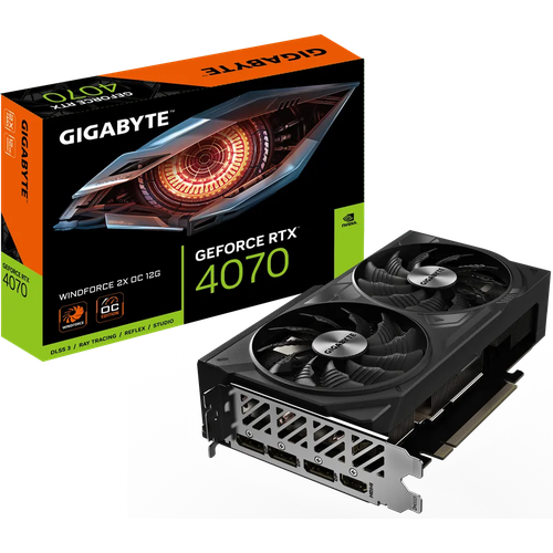 Видеокарта GeForce RTX 4070 12Gb Gigabyte GV-N4070WF2OC-12GD 9348200₽