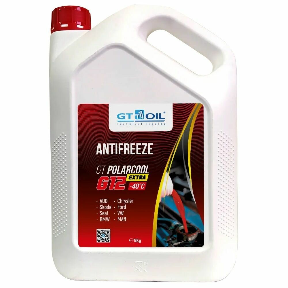 Антифриз GT OIL GT Polarcool Extra Antifreeze G12