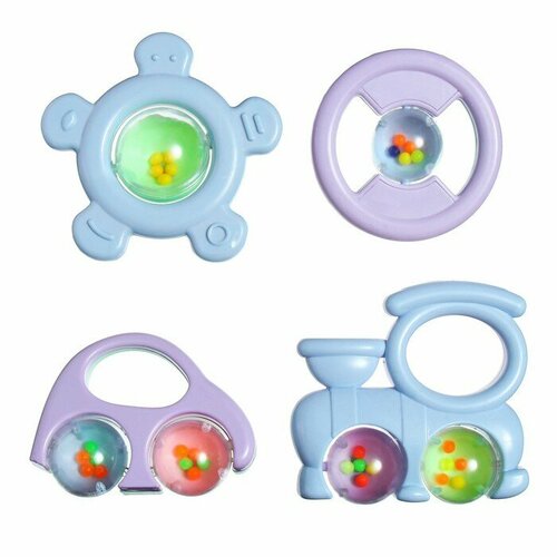 Набор погремушек Нежность 4 шт Крошка Я 633₽