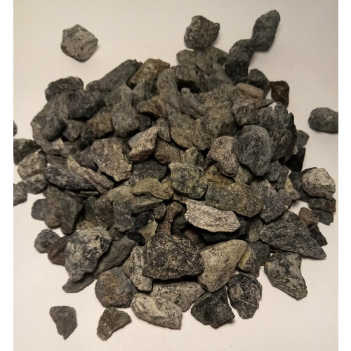 Природный камень серая мраморная крошка 5-30 мм 3кг 399₽