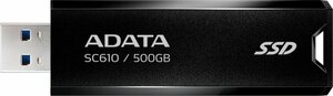 Внешний жесткий диск A-Data SC610-500G-CBK/RD