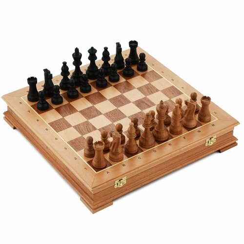 шахматы в ларце турнирные бук woodgames Шахматы в ларце Титанид бук