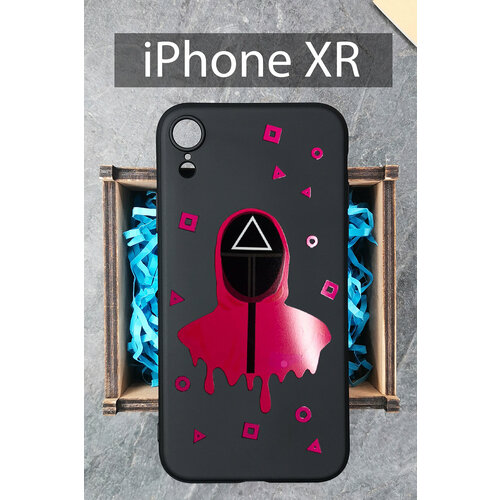 Силиконовый чехол Игра в кальмара 1 для iPhone XR / Айфон XR