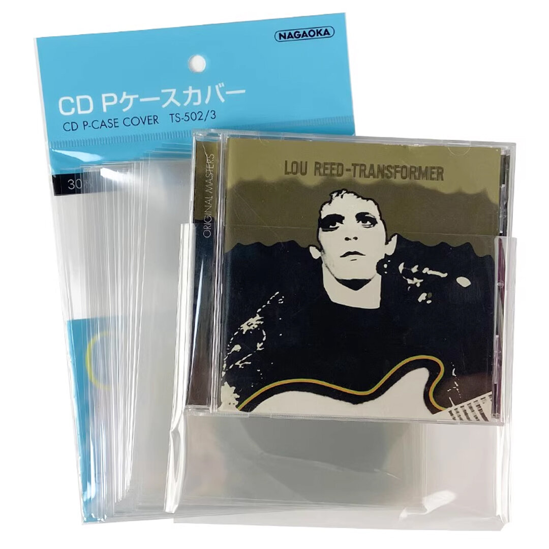 NAGAOKA TS-502/3 - Конверты для защиты CD дисков без клапана 30 шт, защитные внешние пакеты из полированного полипропилена — фото 8