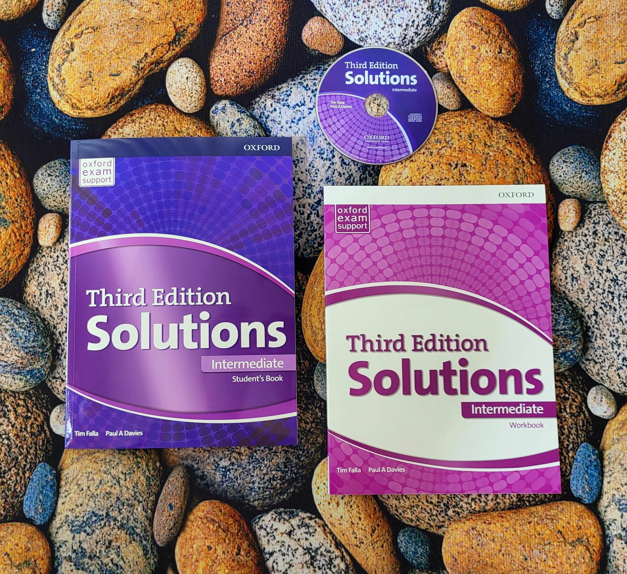 Solutions Intermediate Third Edition, Student's Book + Workbook + Диск