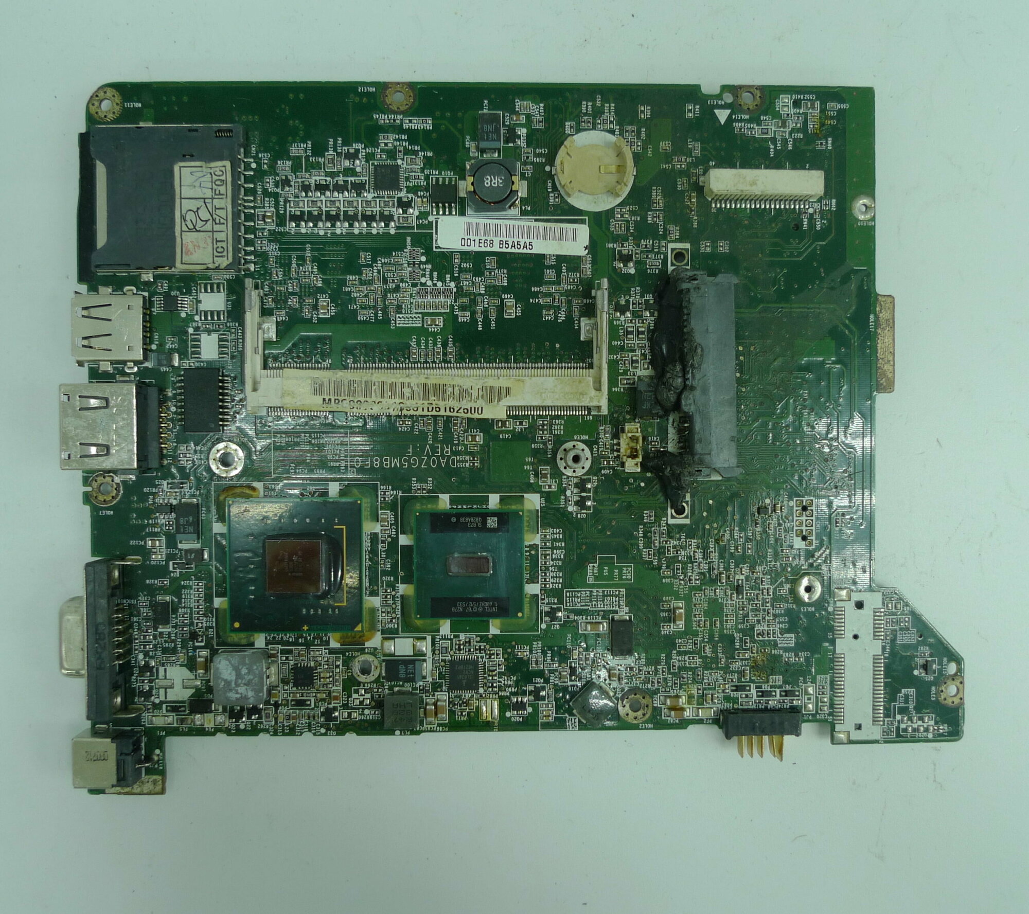 Материнская плата DAOZG5MB8FO REV:F для Acer Aspire One (донор)