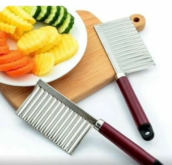 Кухонный Нож с Ребристыми лезвиями