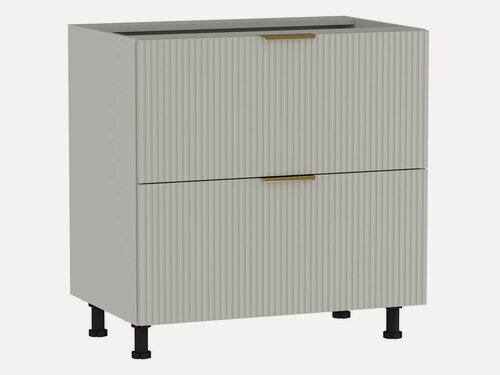 Изображение товара Кухня "Элика / Монза" Стол с двумя ящиками 80 см СЯ-2-80 (3уп)