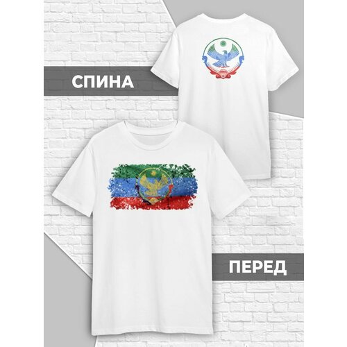 фото Футболка, размер m (46-48), белый printech