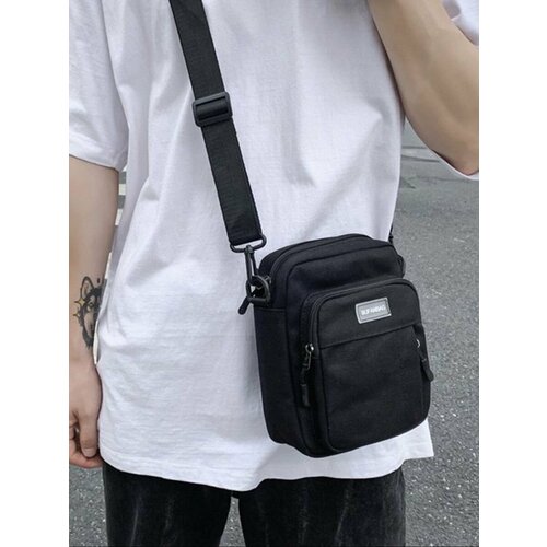 Сумка кросс-боди , фактура гладкая, black