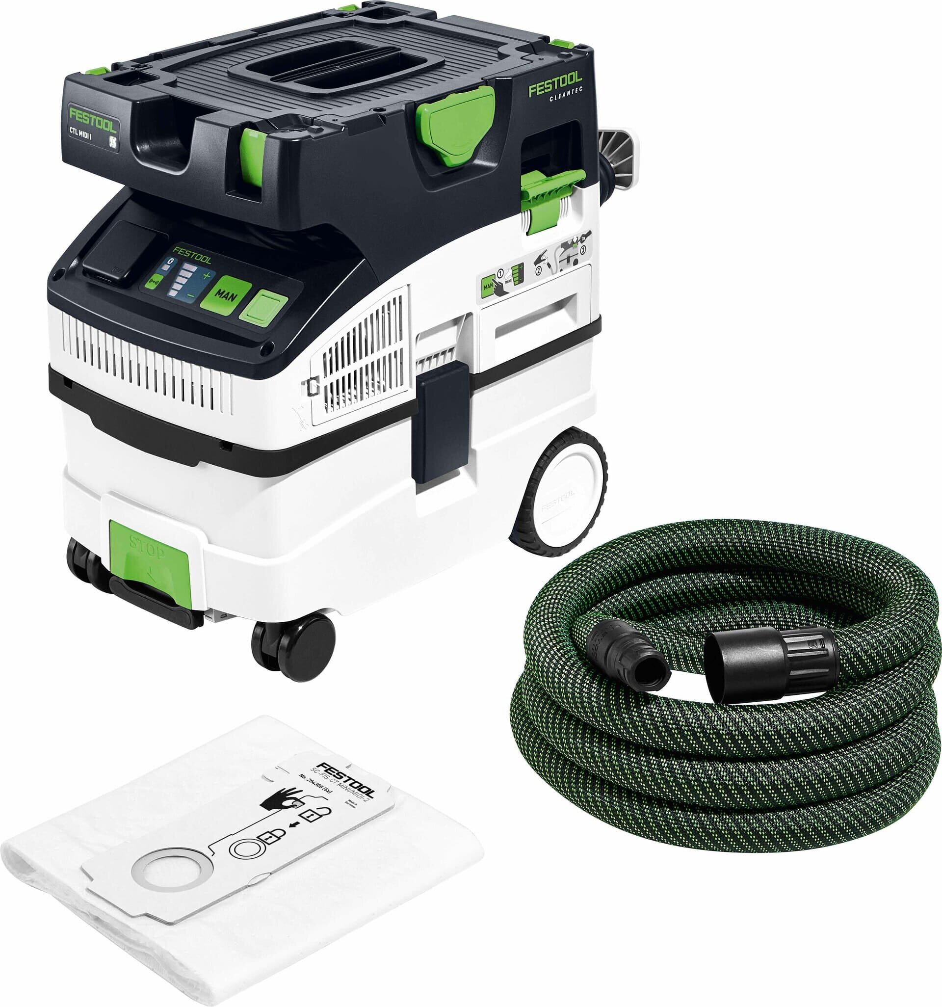Пылеудаляющий аппарат Festool CLEANTEC CTL MIDI I 574832, объем 15 л — фото 1