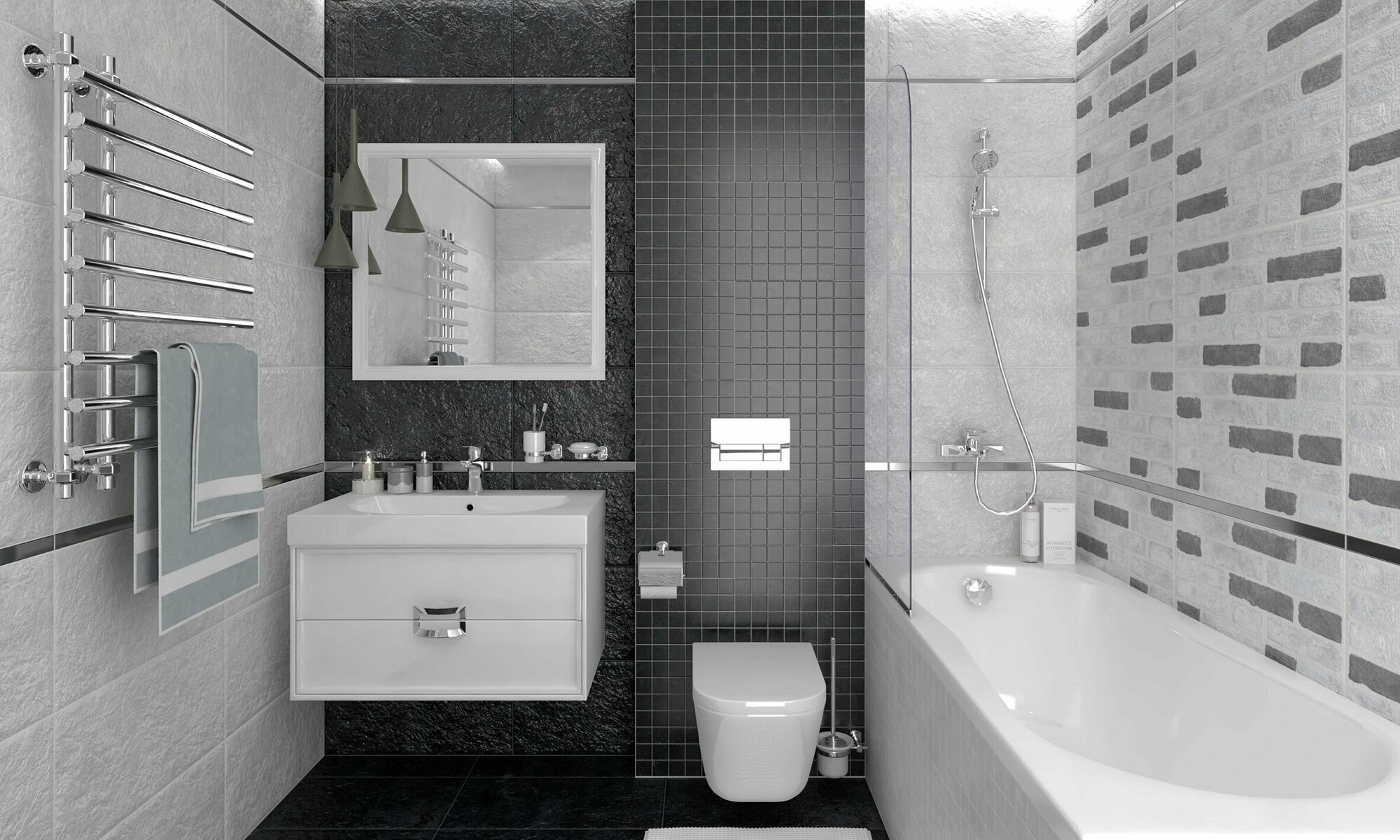 фото Керамогранит Laparet Hard чёрный 30х60 1,44 м2; ( 8 шт/упак)