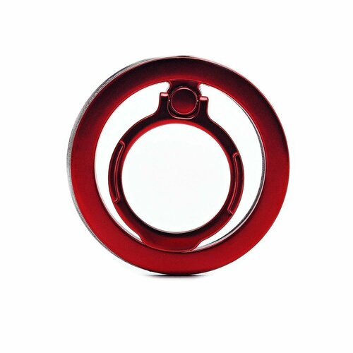 Держатель для телефона Popsockets SafeMag, кольцо, на магните, из металла, цвет красный, 1 шт