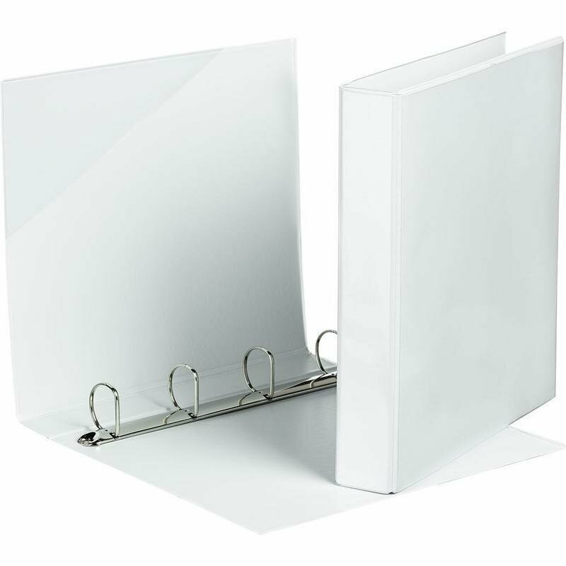 Папка Панорама на 4-х кольцах Bantex для документов, тетрадей, картон, A4, толщина 1.9 мм