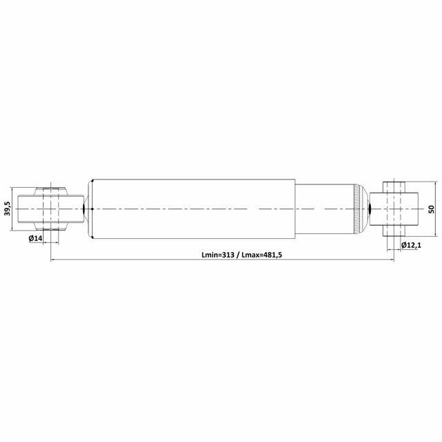 Амортизатор задний FEBEST 01110-009R для автомобилей Lexus, Toyota.