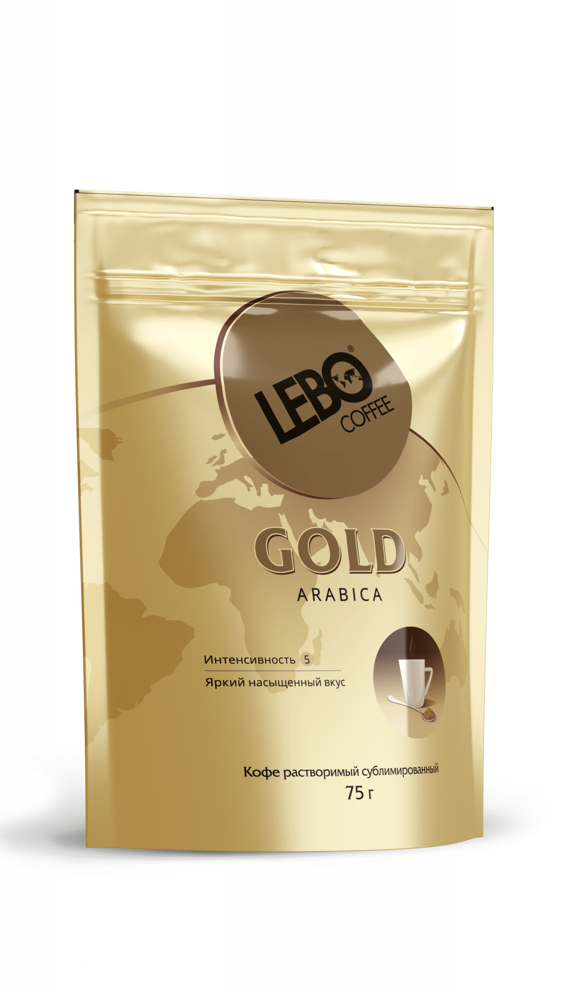 Кофе растворимый Lebo Gold, пакет, 100 г