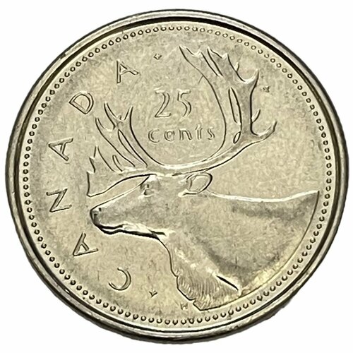 Канада 25 центов 2002 г. (50 лет правлению Королевы Елизаветы II) (CN) сьерра леоне 1 доллар 2002 г 50 лет правлению елизаветы ii принц чарльз и кузнецы