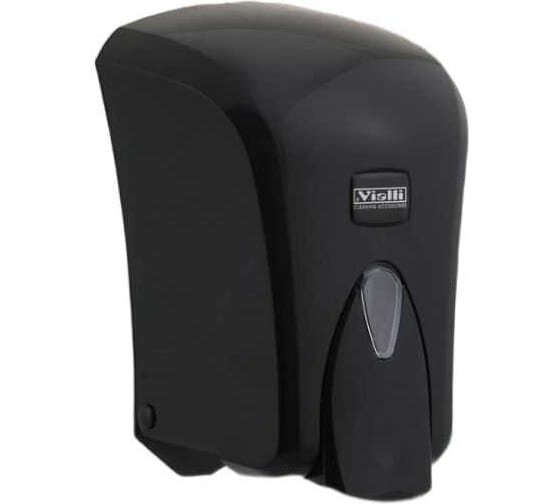 фото Диспенсер для жидкого мыла черный 1 л Vialli S6B