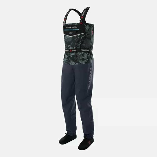 Вейдерсы Finntrail Enduro 1539 CamoGrey (L) серый, размер 44
