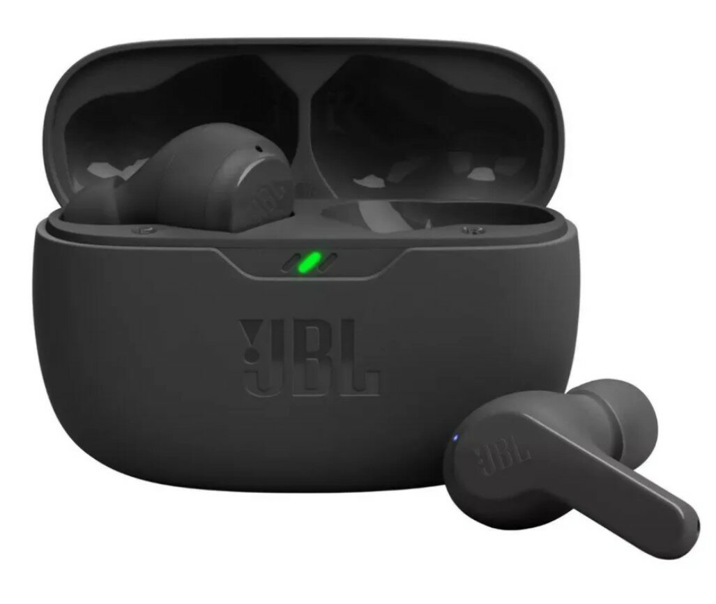 Беспроводные наушники JBL Wave Beam, USB Type-C, черный