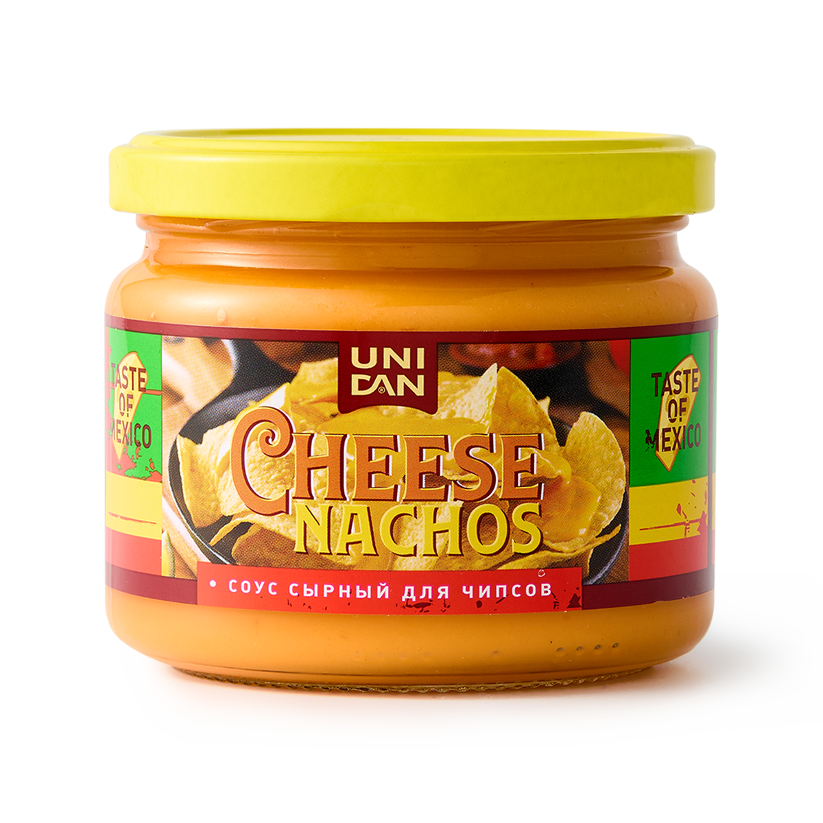 Соус Сырный Cheese Nachos Uni Dan для чипсов низкокалорийный — фото 1