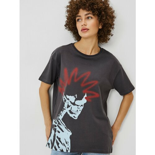 Футболка VOSQ, размер XS, серый