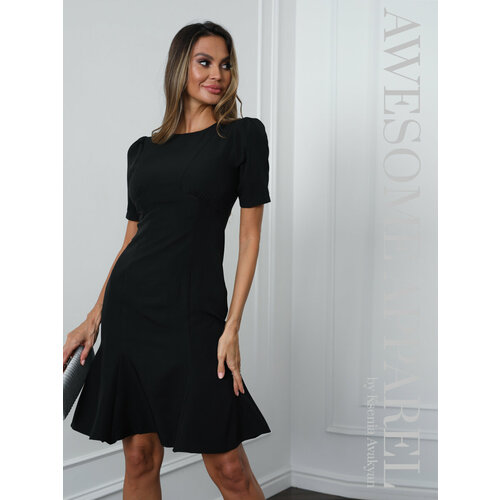 фото Платье a-a awesome apparel by ksenia avakyan, размер 54, черный