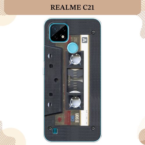 Силиконовый чехол Пленочная кассета на Realme C21 / Реалми С21 силиконовый чехол пленочная кассета на realme 12 реалми 12 плюс