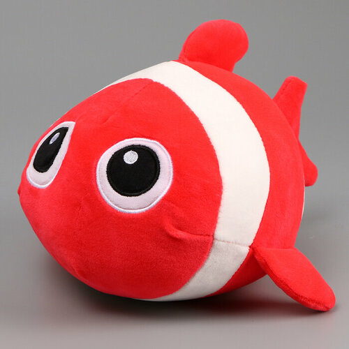 Мягкая игрушка Рыбка 19 см цвет красный 852₽