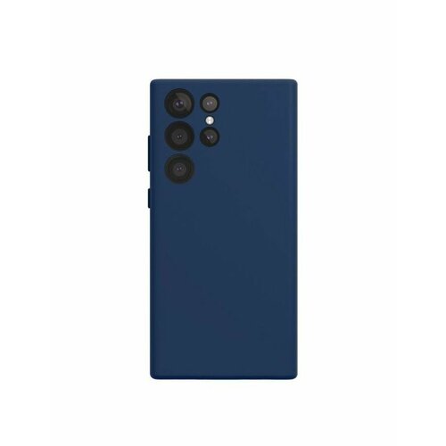 Чехол защитный VLP Aster Case MagSafe для Samsung S24 Ultra, темно-синий синий, голубой, темный, синий