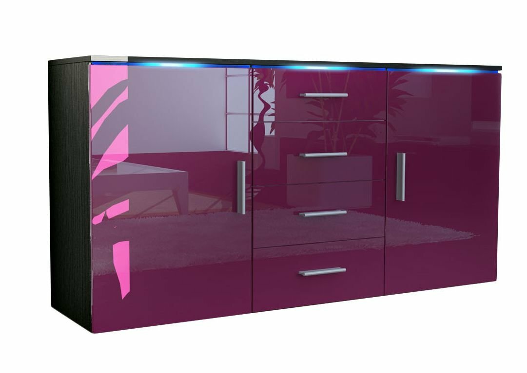 фото Комод Элит - 73 МДФ фабрика «Мебель Лэнд 24» ШxГxВ 150x51x90